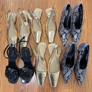 MICHAEL Michael Kors Luna Elodie High Pump Heels Darrington slingback flats Lot